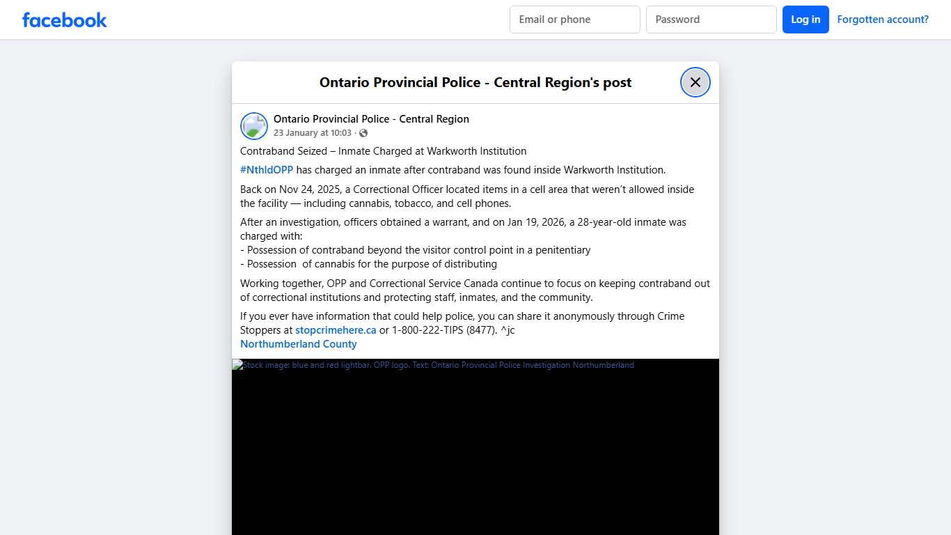 Contraband... - Ontario Provincial Police - Central Region Facebook