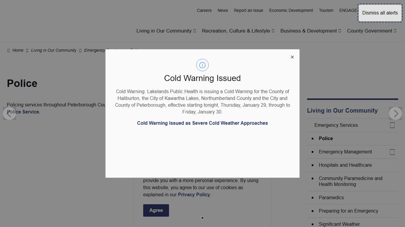 Police County of Peterborough